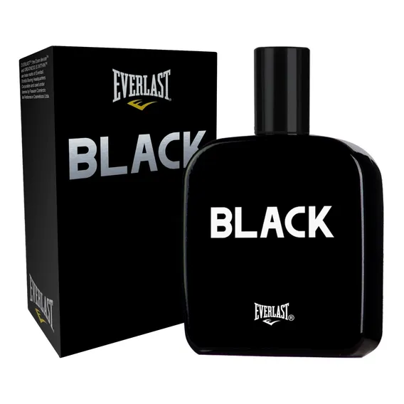Deo Col么nia Masculina Everlast Black - 100ml Foto 1