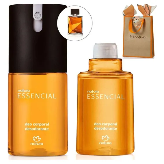 Deo Corporal Essencial + Refil Deo Corporal- Natura Foto 1