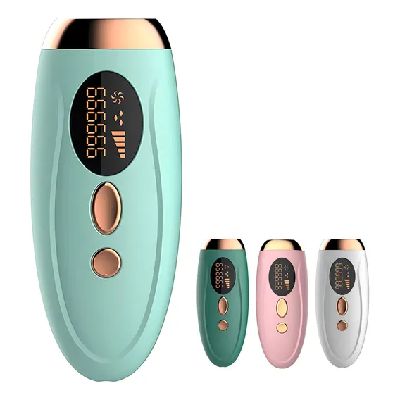 Depilador A Laser Removedor Portátil Sem Fio 990000 Ipl Cor Verde-claro Foto 1