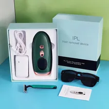 Depilador A Laser Removedor Portátil Sem Fio 990000 Ipl Cor Verde-claro Foto mini  2
