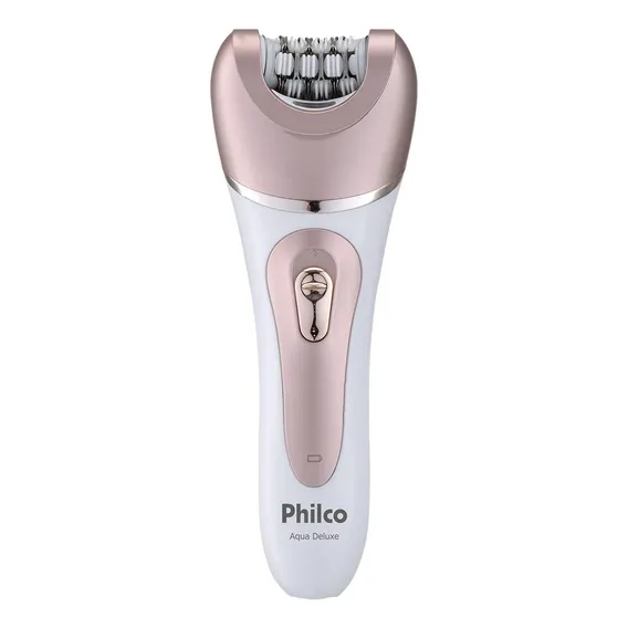 Depilador Philco Aqua Deluxe Pdp01r Cor Branco/Rosa 110V/220V Foto 1