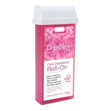 Depilflax Cera Depilatória Roll On Refil 100g - Rosas Foto  mini 1