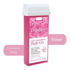 Depilflax Cera Depilatória Roll On Refil 100g - Rosas Foto mini  2