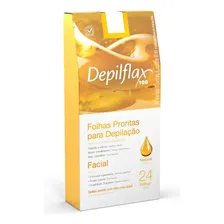 Depilflax Folhas Prontas P/ Depilação Facial Natural C/24 Foto  mini 1