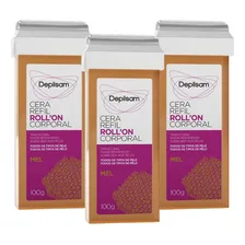 Depilsam Cera Refil Roll On Mel 100g Foto mini 4