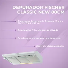 Depurador Classic New 80cm Fischer Wt Foto mini  3