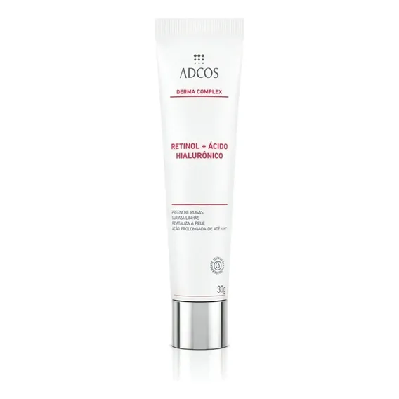 Derma Complex Retinol + 脕cido Hialur么nico Facial 30g Adcos Foto 1