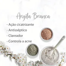 Dermare Argila Branca Máscara facial para pele 1kg Foto mini 3