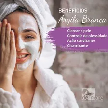 Dermare Argila Branca Máscara facial para pele 1kg Foto mini 4
