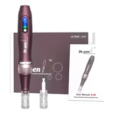 Dermaroller Eletric Dr Pen A10 0.2mm Titânio Agulhamento Foto  mini 1