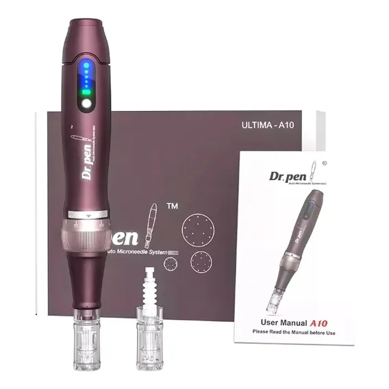 Dermaroller Eletric Dr Pen A10 0.2mm Titânio Agulhamento Foto 1