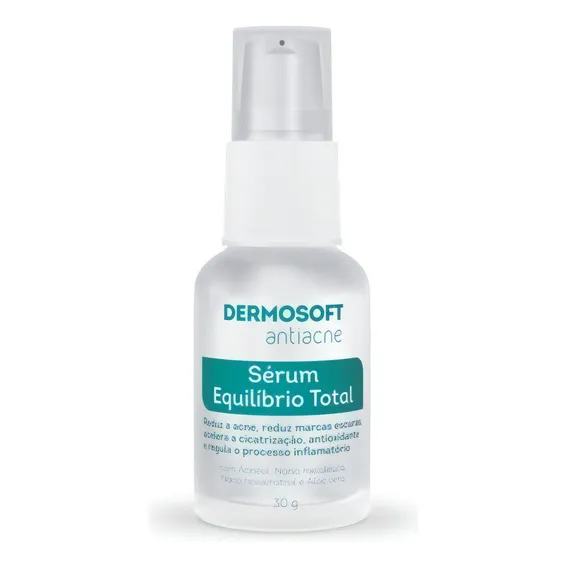 Dermosoft Antiacne Sérum Equilíbrio Total 30g Extratos da Terra Foto 1