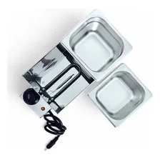 Derretedeira Chocolateira Molheira Inox 2 Cubas 3.5kg 220v Foto mini 4