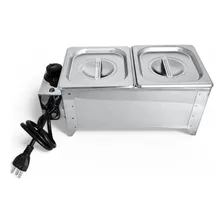 Derretedeira Chocolateira Molheira Inox 2 Cubas 3.5kg 220v Foto mini 2