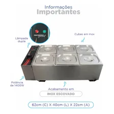 Derretedeira Elétrica Gourmet Zepper 6 Cubas Zpchg06 Foto mini  2