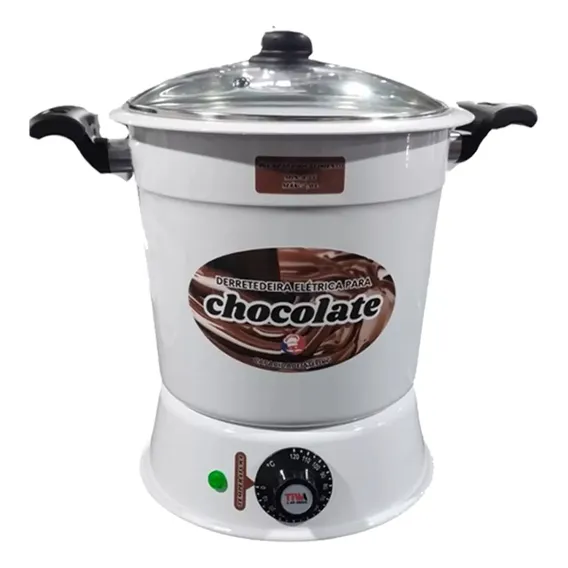 Derretedeira Para Chocolate Eletrica 3kg 110v/220v Branca 220v Foto 1