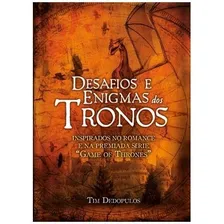 Desafios Enigmas Dos Tronos Inspirado Game Of Thrones Foto  mini 1