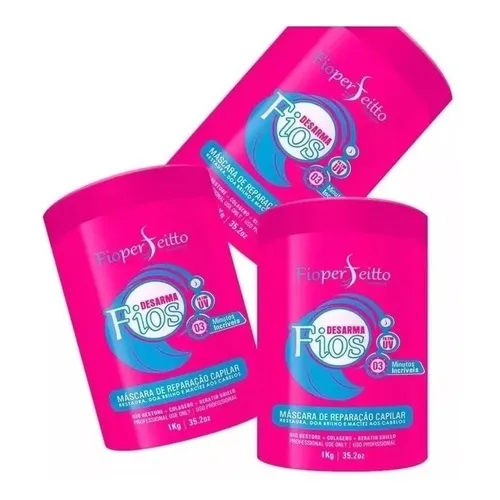 Desarma Fios 6 Mascara Ultra Hidratante Fioperfeito 1kg Foto 1