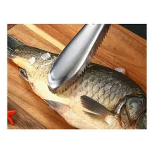 Descamador Escamador Removedor Escama Limpa Peixe Aço Inox Foto mini 2