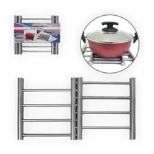 Descanso De Panela ExtensÃvel Aço Inox Retrátil Retangular Cor Prata Foto mini 1
