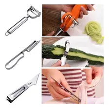 Descascador De Legumes E Frutas Aço Inox 3 Em 1 Ultrasharper Foto mini 1