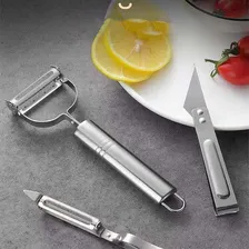 Descascador De Legumes E Frutas Aço Inox 3 Em 1 Ultrasharper Foto mini 3