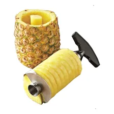 Descascador Fatiador Cortador De Abacaxi Em Aço Inox Espiral Foto mini 3