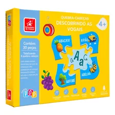 Descobrindo As Vogais Quebra Cabeça Educativo Pedagógico Foto mini 1