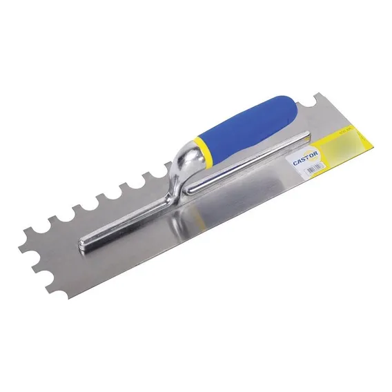 Desempenadeira Aco Castor Dentada Em U 10x40cm 426 Foto 1