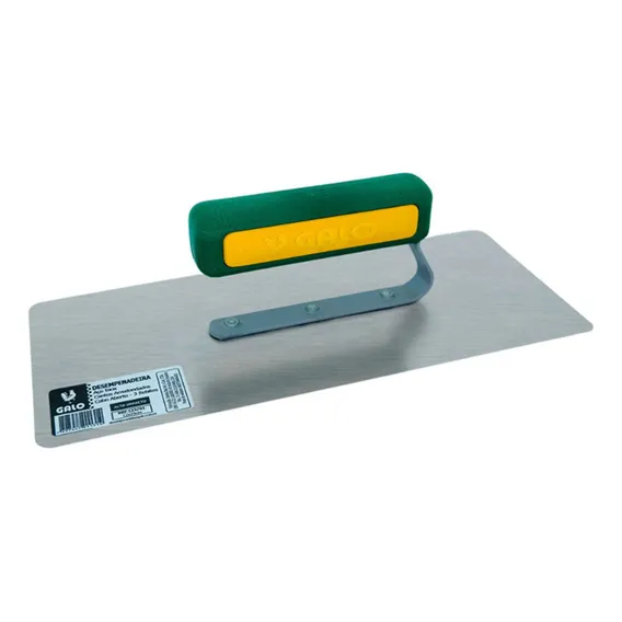 Desempenadeira Aço Inox Galo 113/01 Cant Arredondado 12x29cm Foto 1