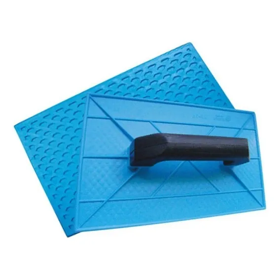 Desempenadeira Plástica Corrugada Azul 12x22cm Beltools Foto 1