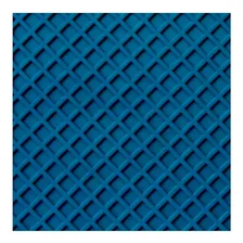 Desempenadeira Plástica Estriada Azul Cabo Inteiriço 14x27cm Foto mini 2