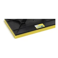 Desempenadeira Pvc Castor 18x30 Com Espuma Preta 122 Foto mini  2