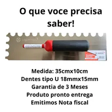 Desempenadeira Super Dentada U 11x35 - Diamond Foto mini 3