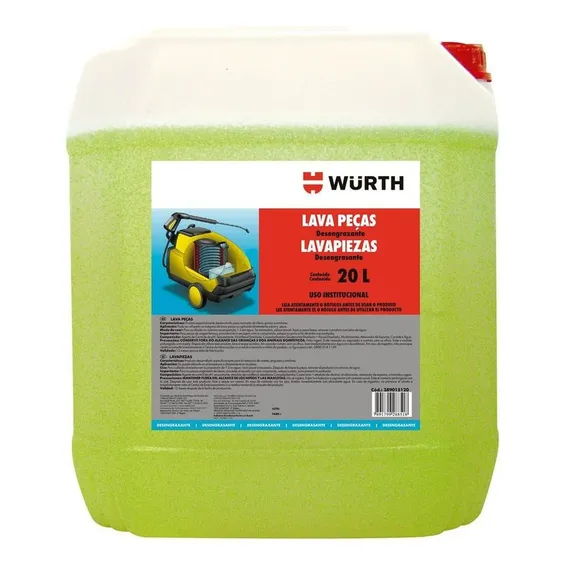 Desengraxante Lava Peças 20l - Wurth - 389015120 Foto 1