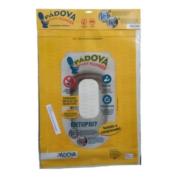 Desentupidor vaso sanitário adesivo Padova Foto 1