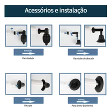 Desentupidor Vaso Sanitário Privada Pia Encanamento Ar Alta Foto mini 3