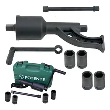 Desforcímetro Torqueador Maleta Com 4 Soquetes Mec07pi2 Potente Preto Foto mini 2