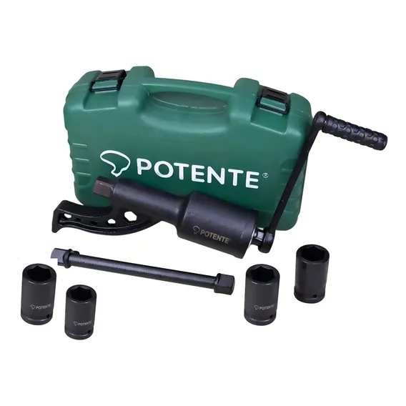 Desforcímetro Torqueador Maleta Com 4 Soquetes Mec07pi2 Potente Preto Foto 1