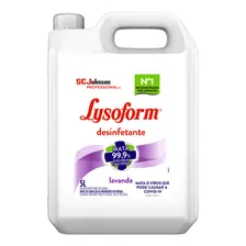 Desinfetante 5L Lysoform Líquido Lavanda Desinfetante Casa para Limpeza Pesada Foto mini 1