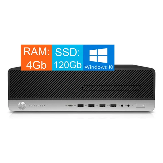 Desktop Hp Elitedesk Core I3 6 Geração 4gb Ssd 120gb Foto 1