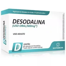 Desodalina 60 Caps Sanibras Sabor Sem Sabor Foto mini 1