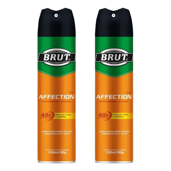 Desodorante Aero Brut 150ml Affection - Kit C/ 2un Foto 1