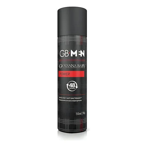Desodorante Aerosol Giovanna Baby Gb Men Power 150ml Foto 1