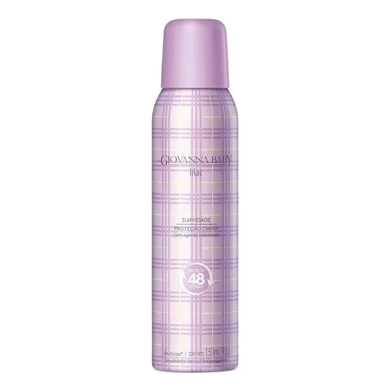 Desodorante Aerosol Giovanna Baby Lilac 150ml Foto 1