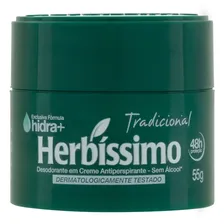 Desodorante Creme Tradicional Herbíssimo 55g Foto  mini 1