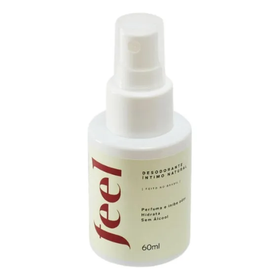 Desodorante Feminino Intimo Virilha Pelvic Natural Feel 60ml Foto 1