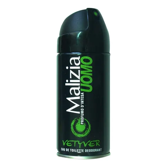 Desodorante Malizia Uomo Vetyver 150ml - Original Foto 1