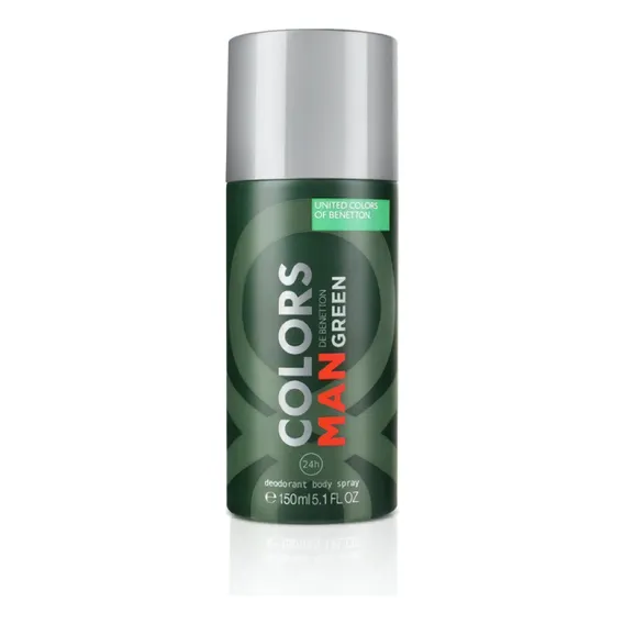 Desodorante Masculino Benetton Colors Man Green 150ml Foto 1