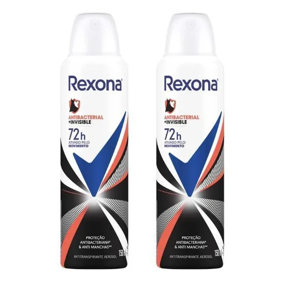 Desodorante Rexona Feminino Invisible 150ml Foto 1